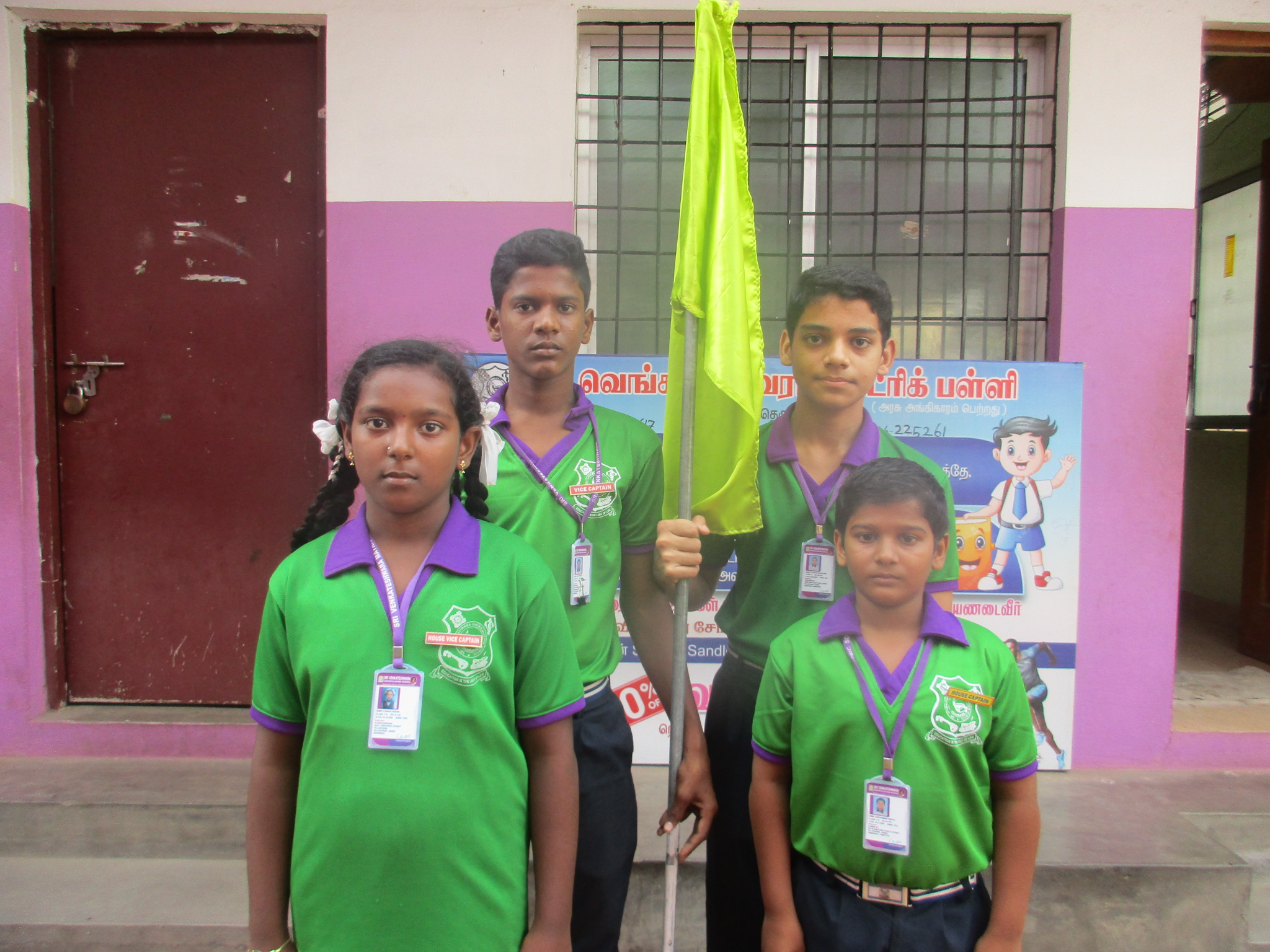 Sri Venkateswara Matric School Student Counil 2018